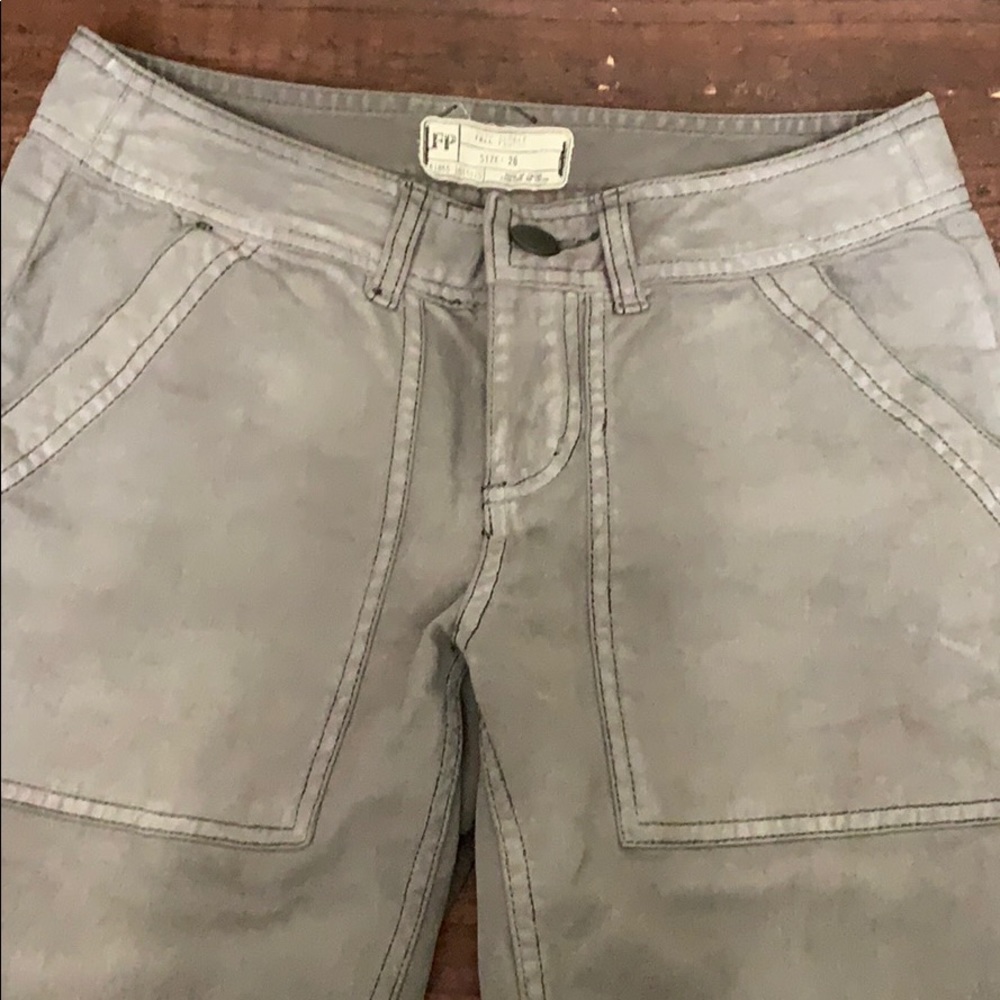 3/20 Free people Gray Moto Pant - Picture 7 of 7